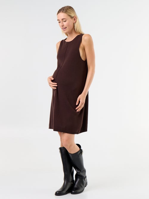 Robe de maternité chasuble - Kiabi
