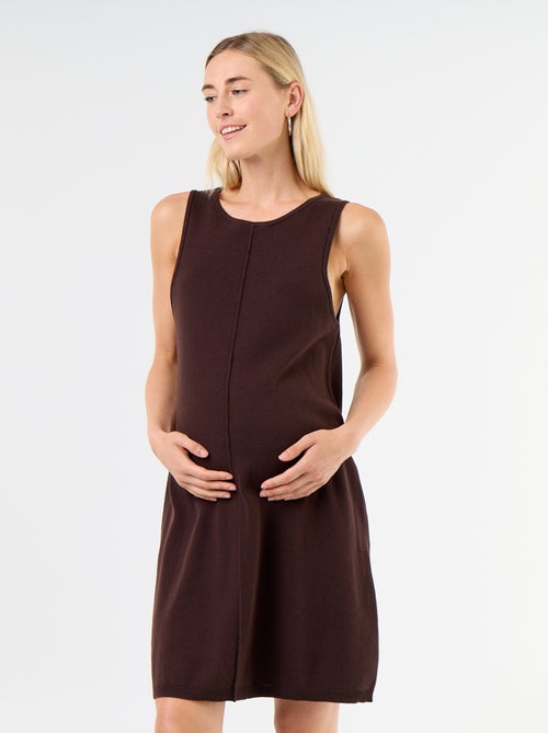 Robe de maternité chasuble - Kiabi
