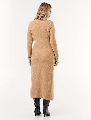 Robe de maternité en laine mélangée