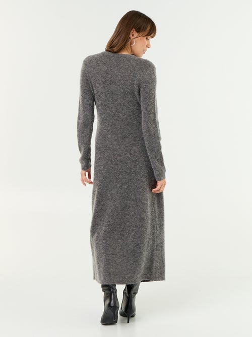 Robe de maternité en laine mélangée - Kiabi