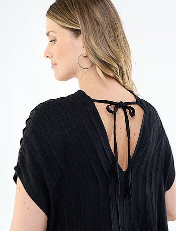 Robe de maternité en lin mélangé