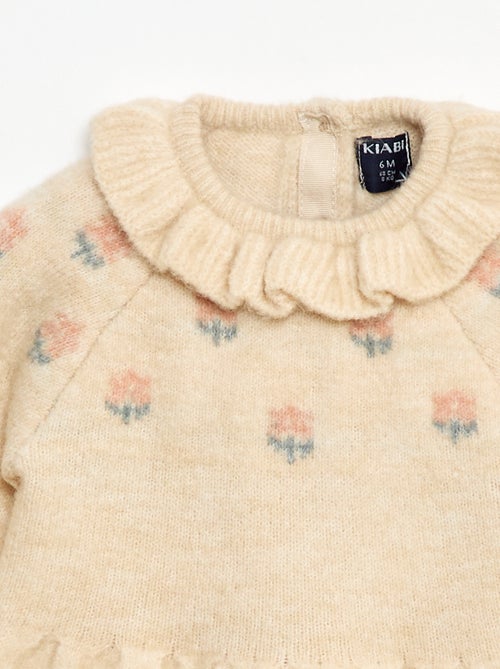 Robe de Noël avec collerette - Kiabi