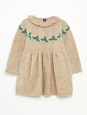 Robe de Noël avec collerette