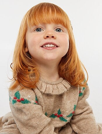 Robe de Noël avec collerette