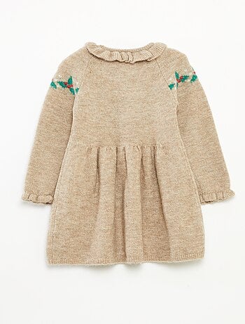 Robe de Noël avec collerette