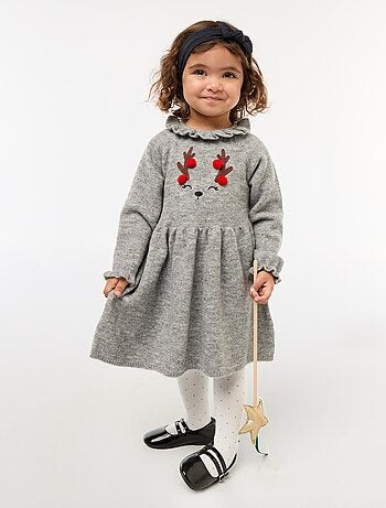 Robe de Noël avec collerette