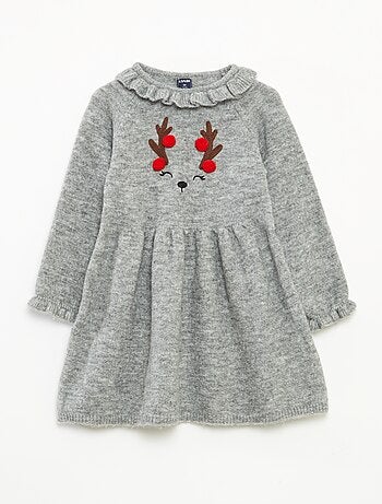 Robe de Noël avec collerette