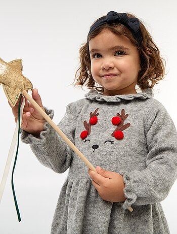 Robe de Noël avec collerette