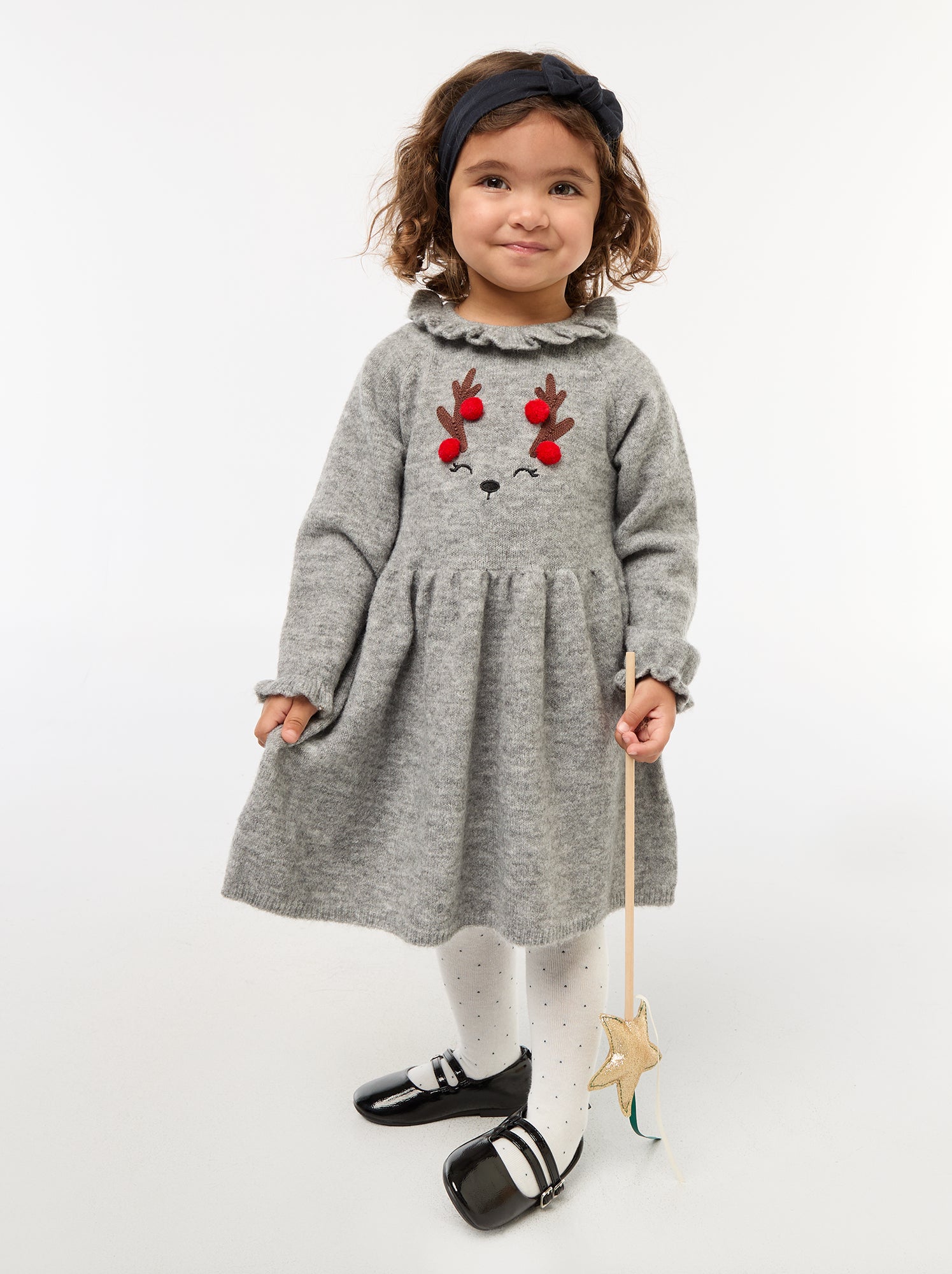 Robe de Noël avec collerette