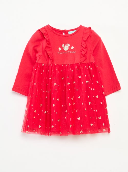 Robe de Noël 'Disney' 'Minnie' floqué - Kiabi