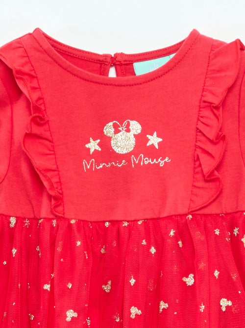 Robe de Noël 'Disney' 'Minnie' floqué - Kiabi