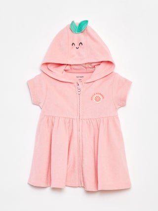 Robe de plage à capuche