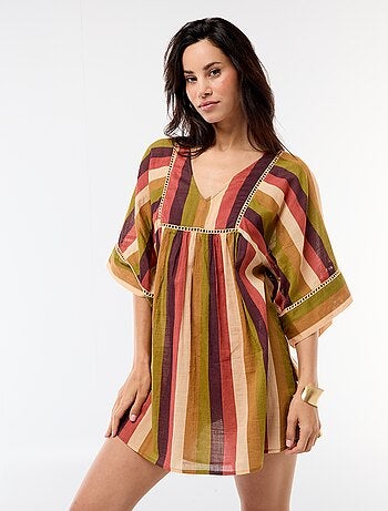 Robe de plage mi-longue