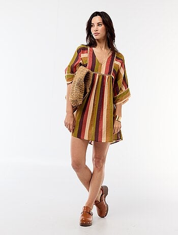 Robe de plage mi-longue