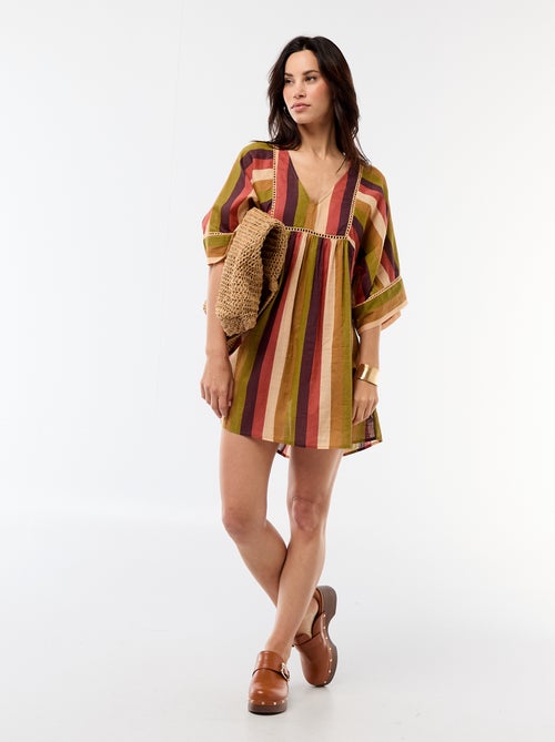 Robe de plage mi-longue - Kiabi