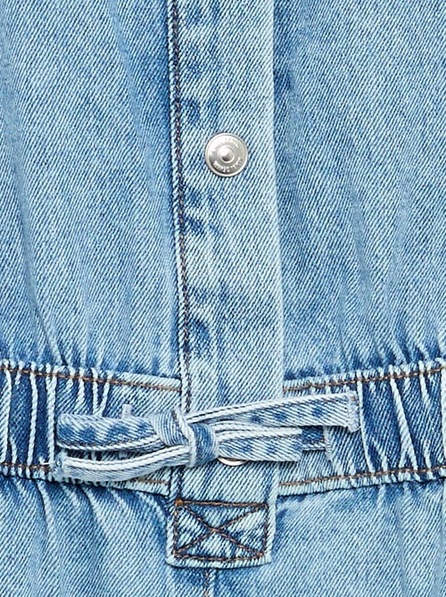Robe denim coupe chemise - Kiabi Robe denim coupe chemise - Kiabi