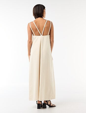 Robe denim coupe longue