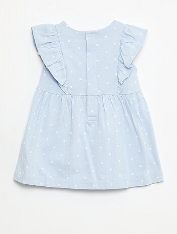 Robe 'Disney' avec volants en coton léger