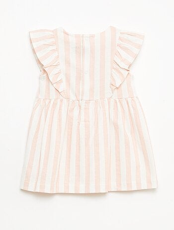 Robe 'Disney' avec volants en coton léger