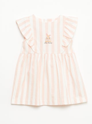 Robe 'Disney' avec volants en coton léger
