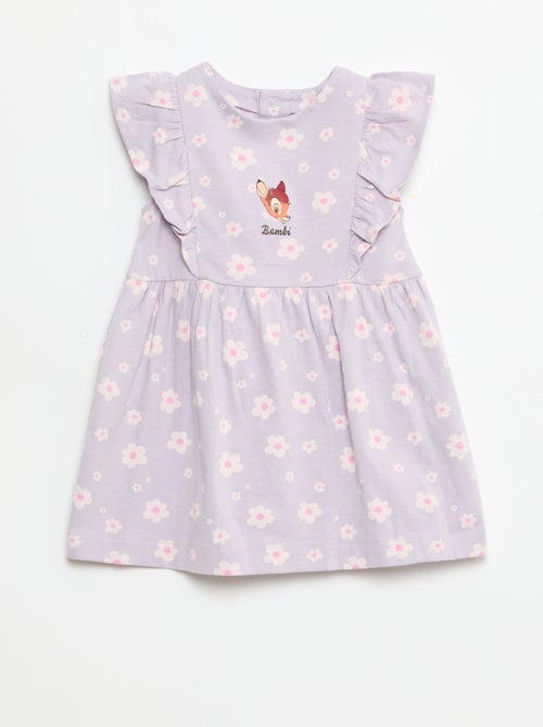 Robe 'Disney' avec volants en coton léger - Kiabi