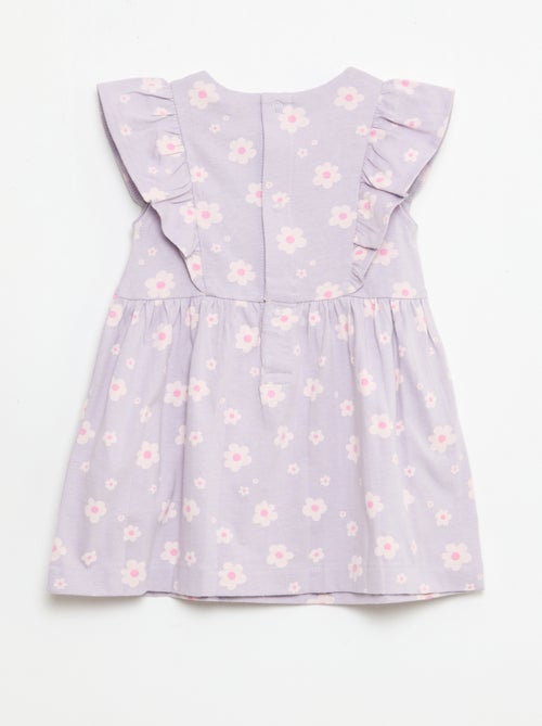 Robe 'Disney' avec volants en coton léger - Kiabi
