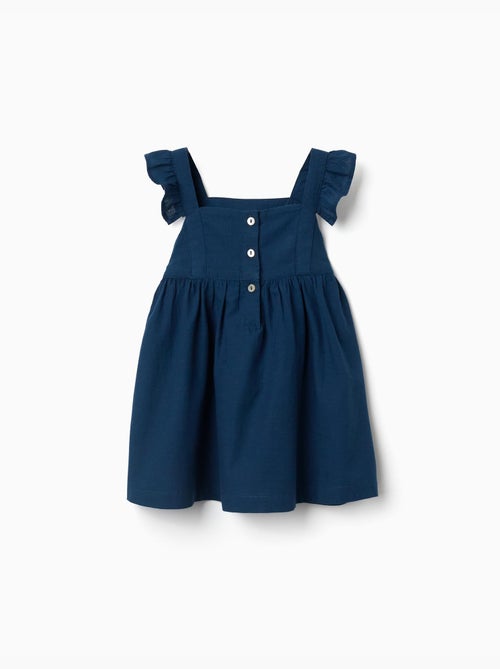 Robe en coton avec bretelles à volants You&Me - Kiabi