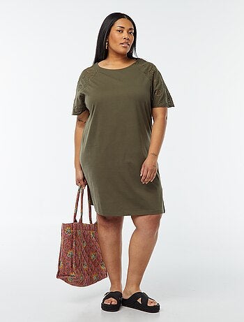 Robe en coton avec broderies