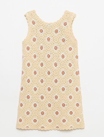 Robe en crochet avec motif