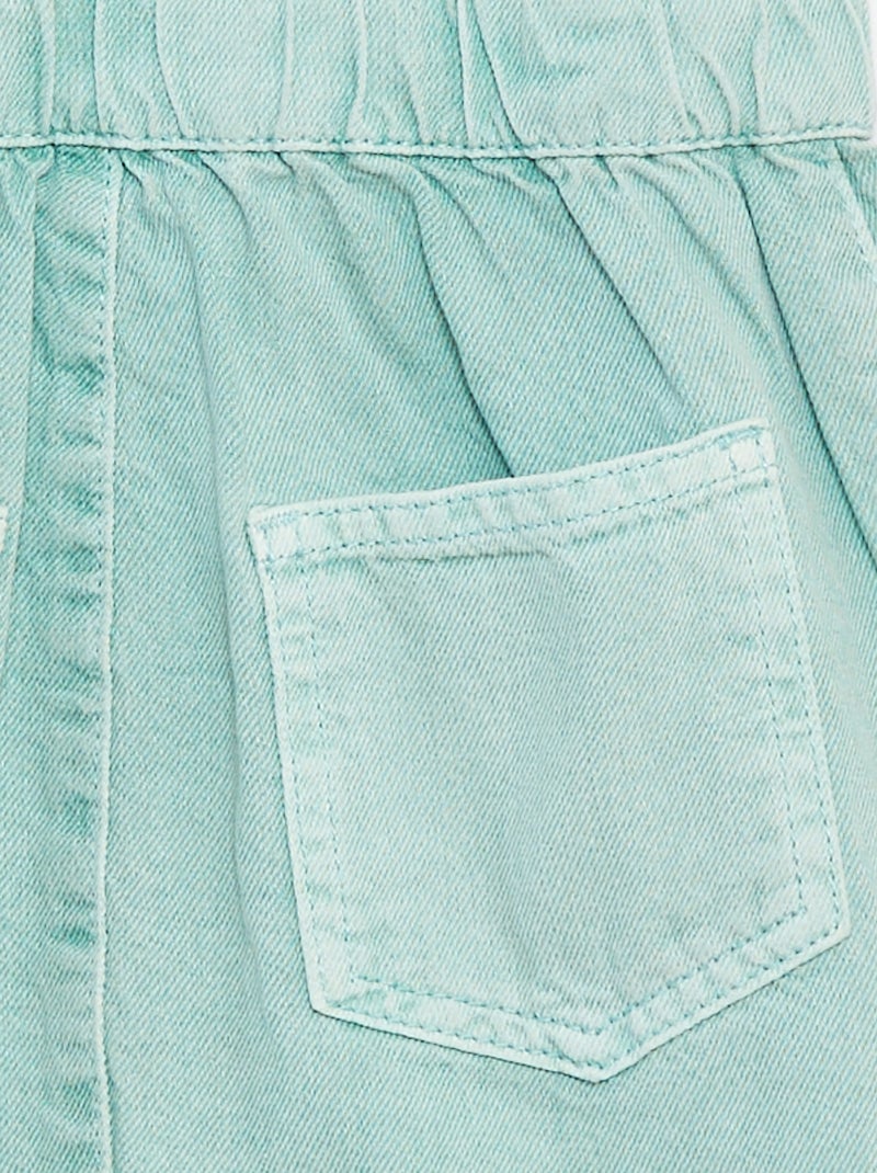 Robe en denim Bleu - Kiabi