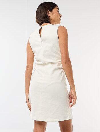 Robe en denim courte sans manches