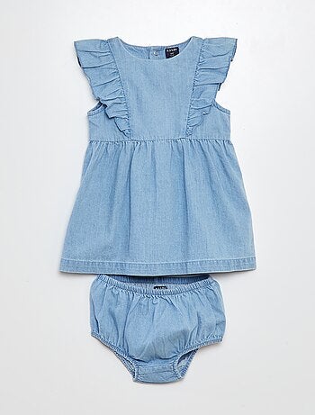 Robe en denim + culotte - 2 pièces