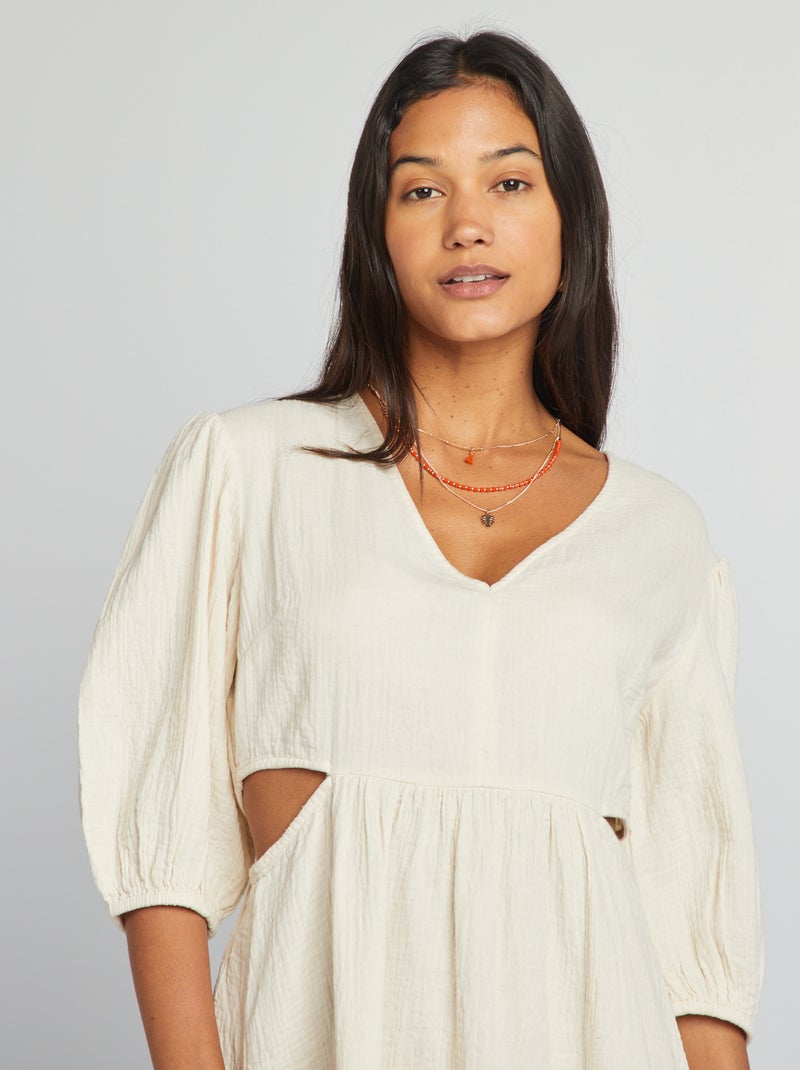 Maillot De Bain Paddé Avec Ouverture - Marron Foncé - FEMME | H&M FR