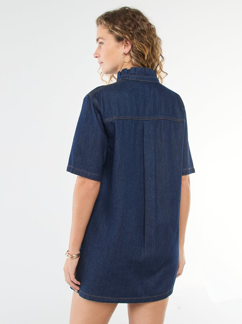 Robe en jean Bleu brut - Kiabi