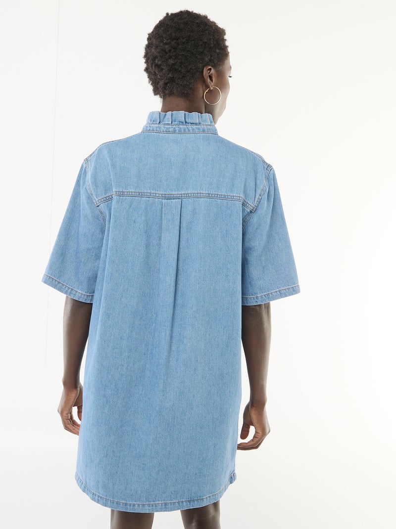Robe en jean Bleu - Kiabi
