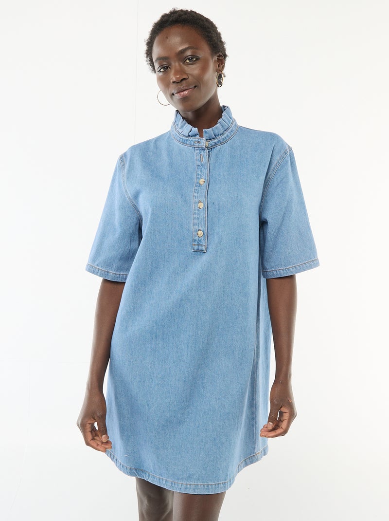 Robe en jean Bleu - Kiabi