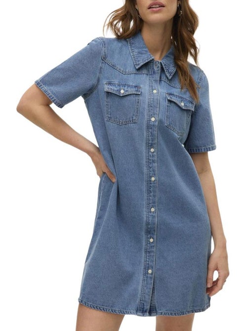 Robe en jean femme vero moda - Kiabi