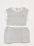 Robe en jersey à motif BLANC - Kiabi