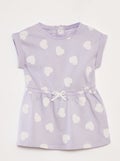 Robe en jersey à motif VIOLET - Kiabi