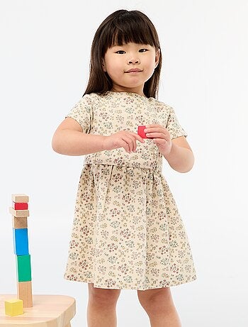 Robe en lin mélangé avec ceinture