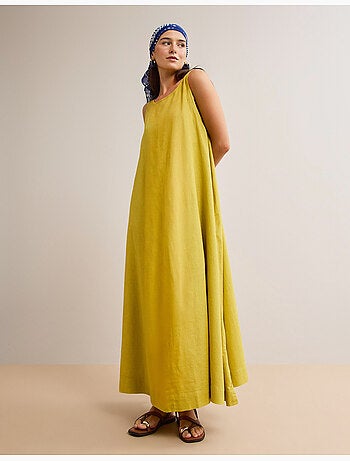Robe en lin, mo fashion