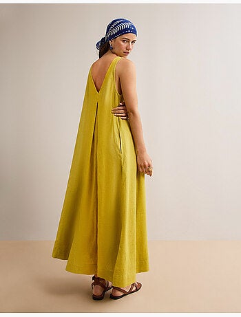 Robe en lin, mo fashion