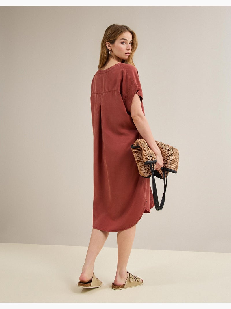 Robe en lyocell, MO Fashion Orange - Kiabi