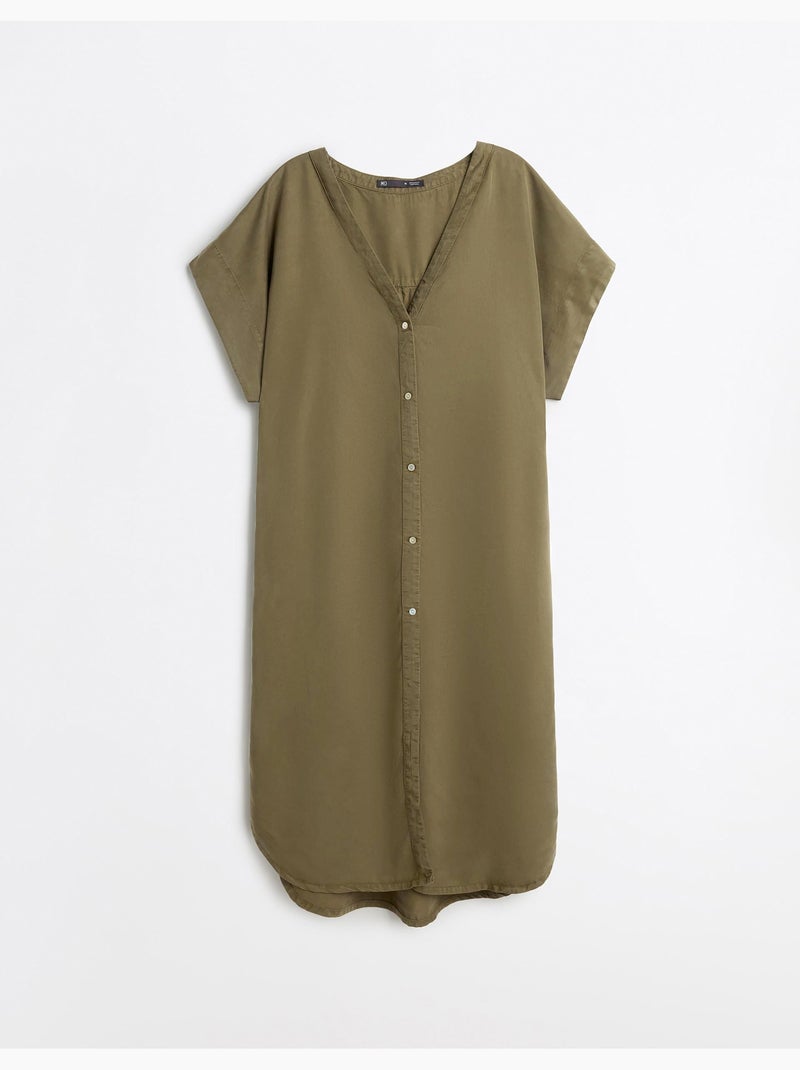 Robe en lyocell, MO Fashion Vert - Kiabi