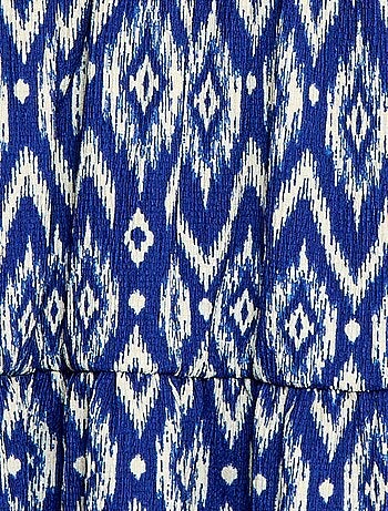 Robe en maille ajourée sur les côtés