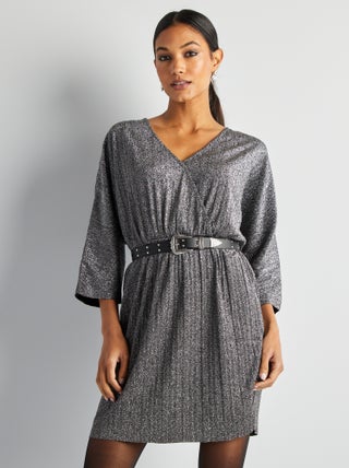 Robe en maille bisou