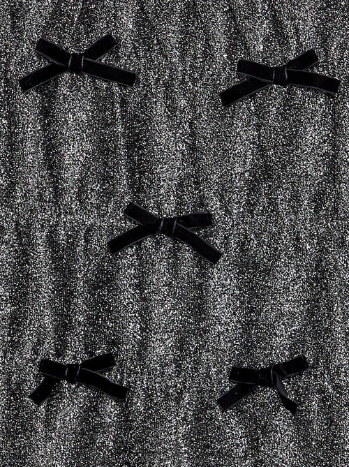 Robe en maille brillante avec noeuds fantaisie - Kiabi
