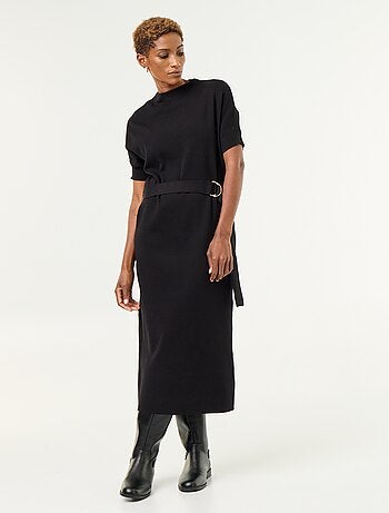 Robe en maille lourde