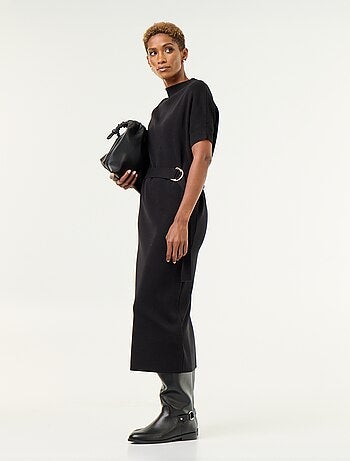 Robe en maille lourde