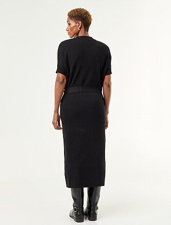 Robe en maille lourde